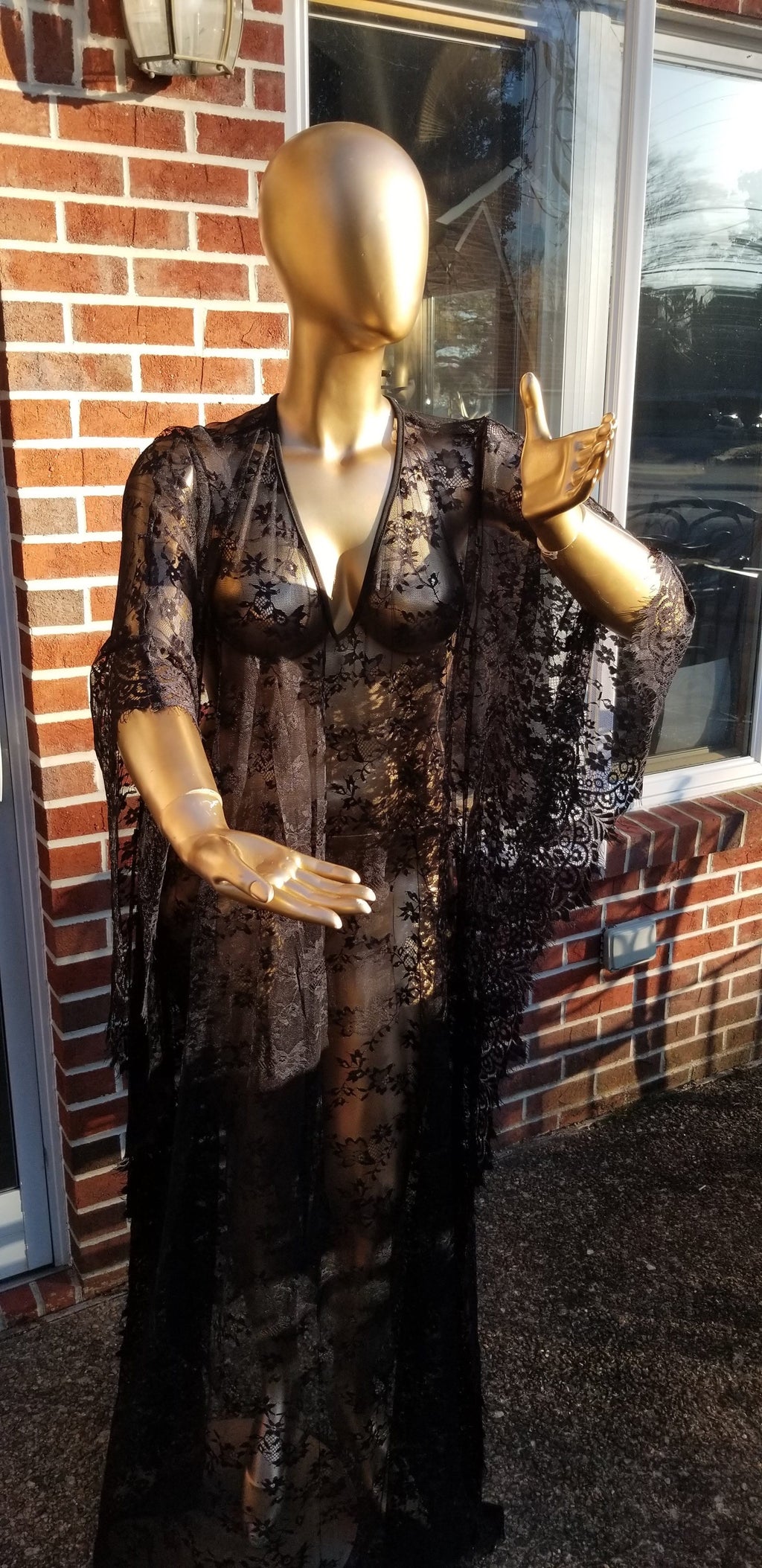 Temu Kimono robe Dark Aesthetic High Priestess Kimono