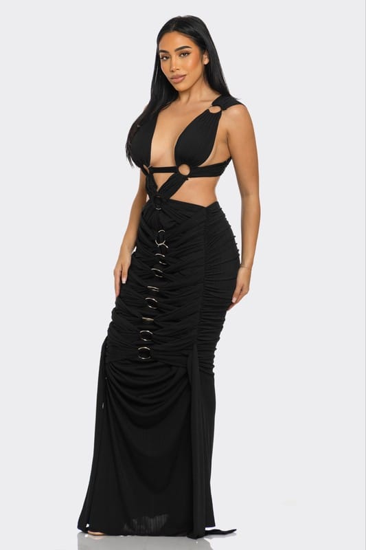 Athina Sahara Mystique Pleated Gown
