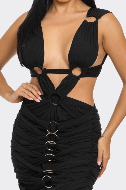 Athina Sahara Mystique Pleated Gown
