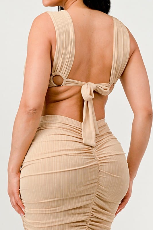 Athina Sahara Mystique Pleated Gown