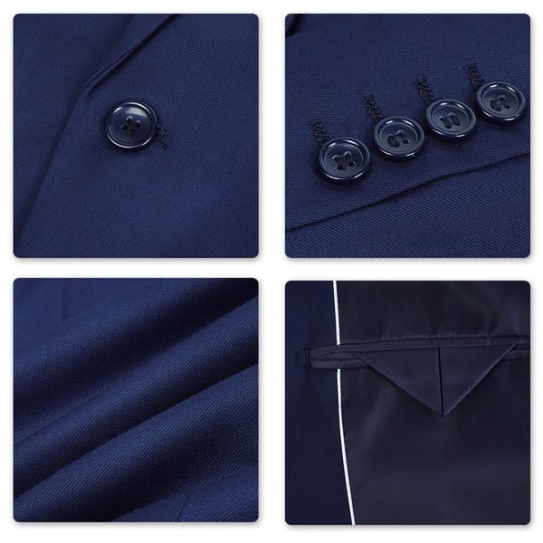 Cloud Style Mens Business Blazer 1Btn Slim Fit Daily Wear