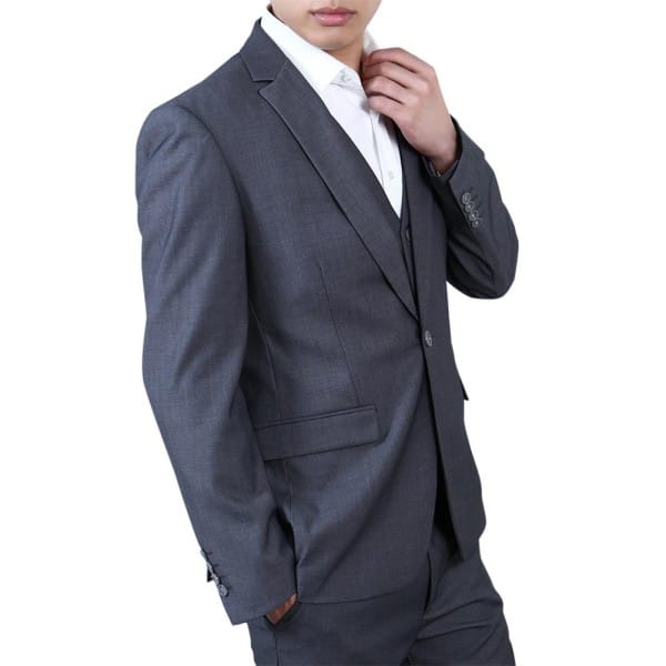 Cloud Style Mens Business Blazer 1Btn Slim Fit Daily Wear