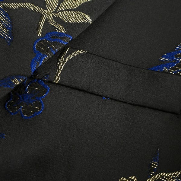 Cloud Style Mens One Button Notched Lapel Embroidered Blazer