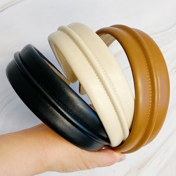 Ellison and Young Classy Vegan Leather Headband