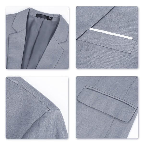 Cloud Style Mens Business Blazer 1Btn Slim Fit Daily Wear