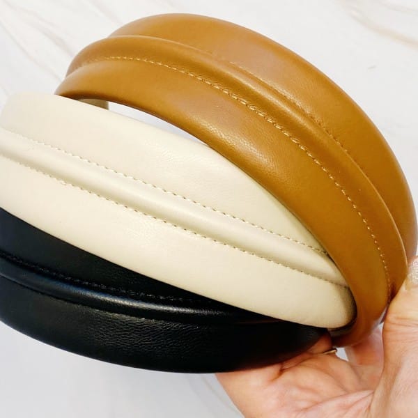 Ellison and Young Classy Vegan Leather Headband