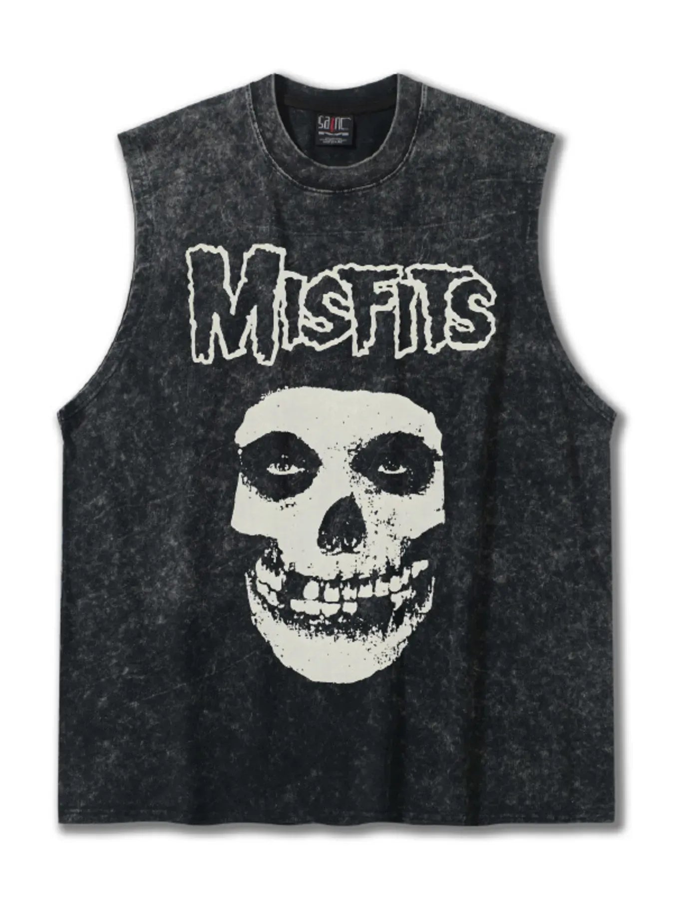 Trendsi Dark Gray / M Men's Skull Graphic Sleeveless Tank Top