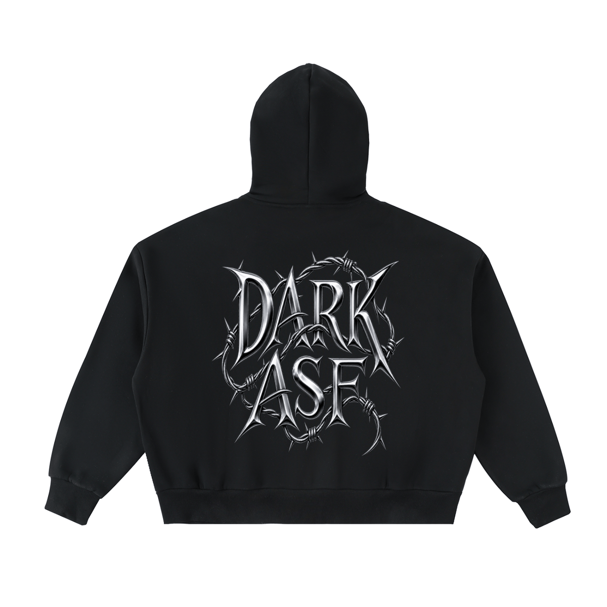 ODMPOD Fleeced Full-Zip Boxy Hoodie
