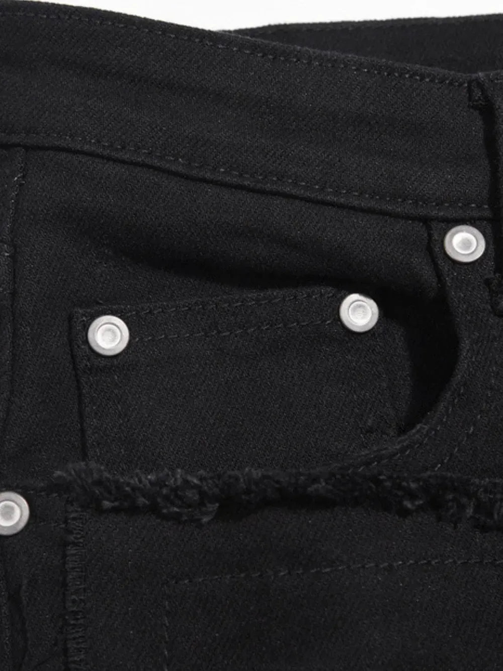Trendsi Men's Washed Distressed Panelled Jeans