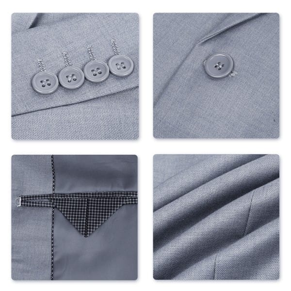 Cloud Style Mens Business Blazer 1Btn Slim Fit Daily Wear