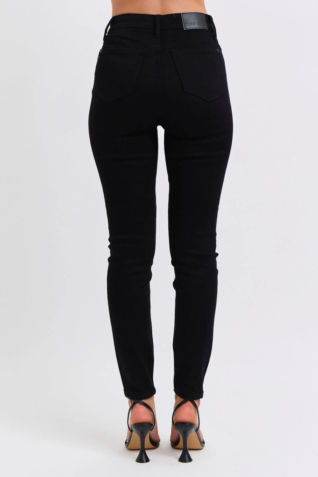 Trendsi Judy Blue Plus Size HW Faux Leather Skinny Pants