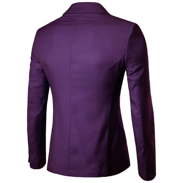Cloud Style Mens Business Blazer 1Btn Slim Fit Daily Wear