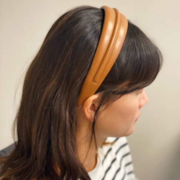 Ellison and Young Classy Vegan Leather Headband