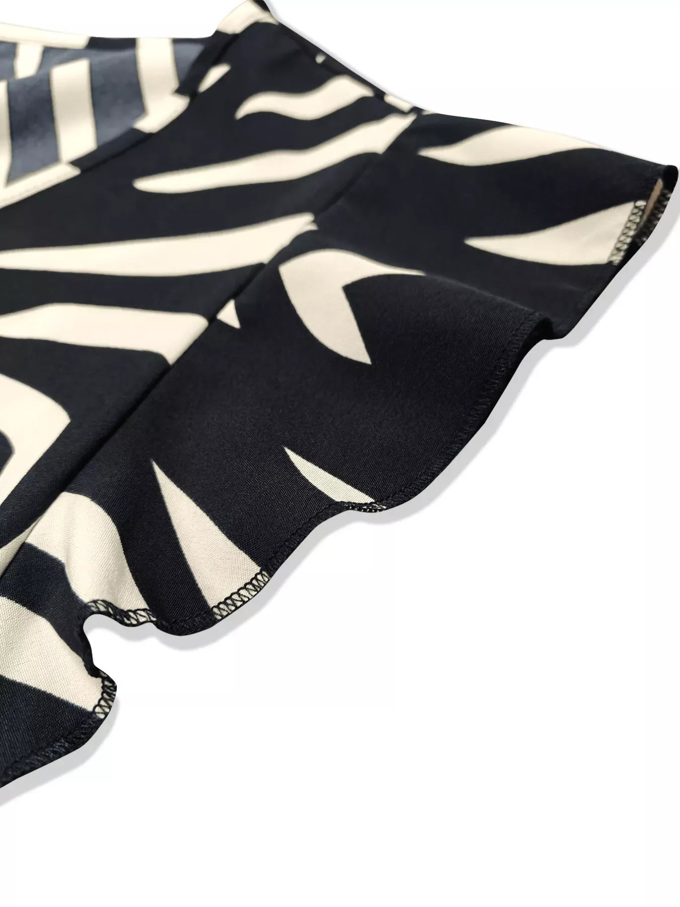 Trendsi dress Plus Size Chevron Print Wrap Maxi Dress