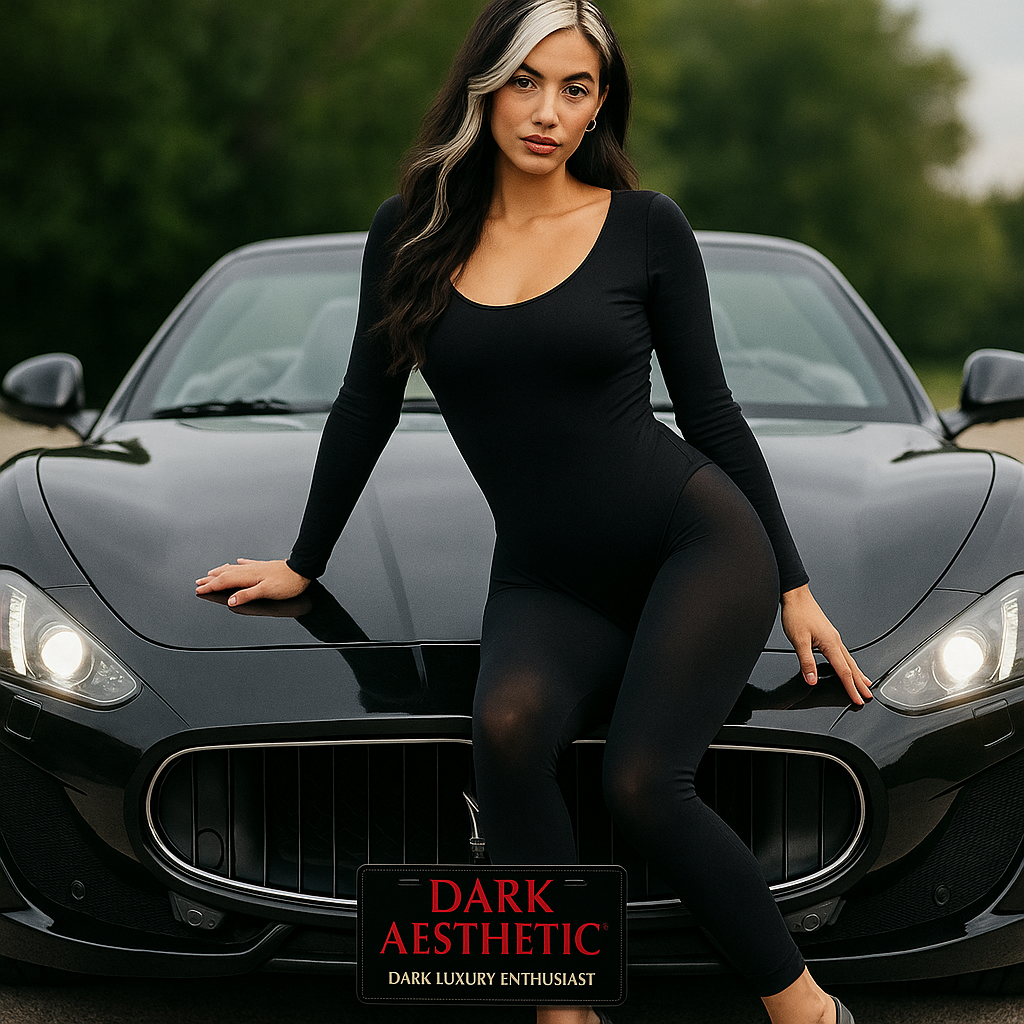 DARK AESTHETIC™ Vanity Plate – Dark Luxury Enthusiast Edition
