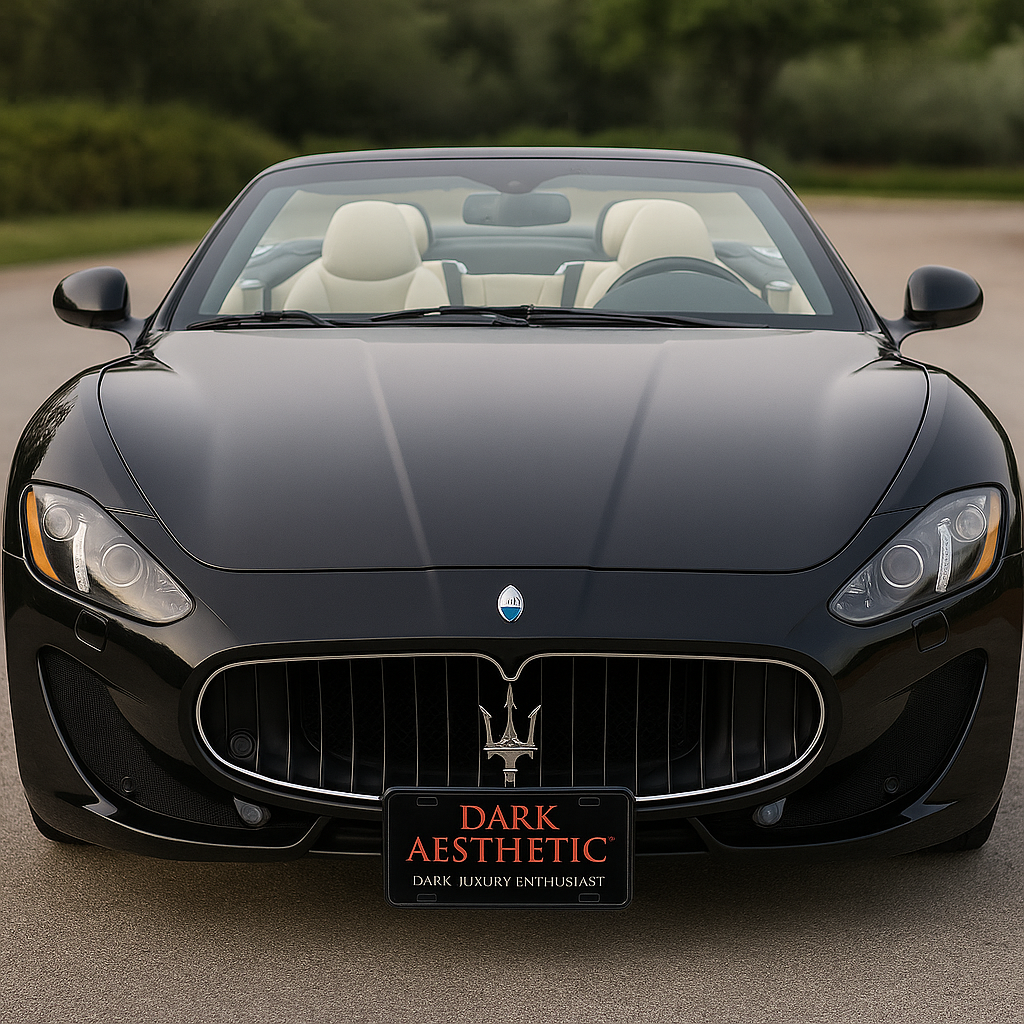 DARK AESTHETIC™ Vanity Plate – Dark Luxury Enthusiast Edition