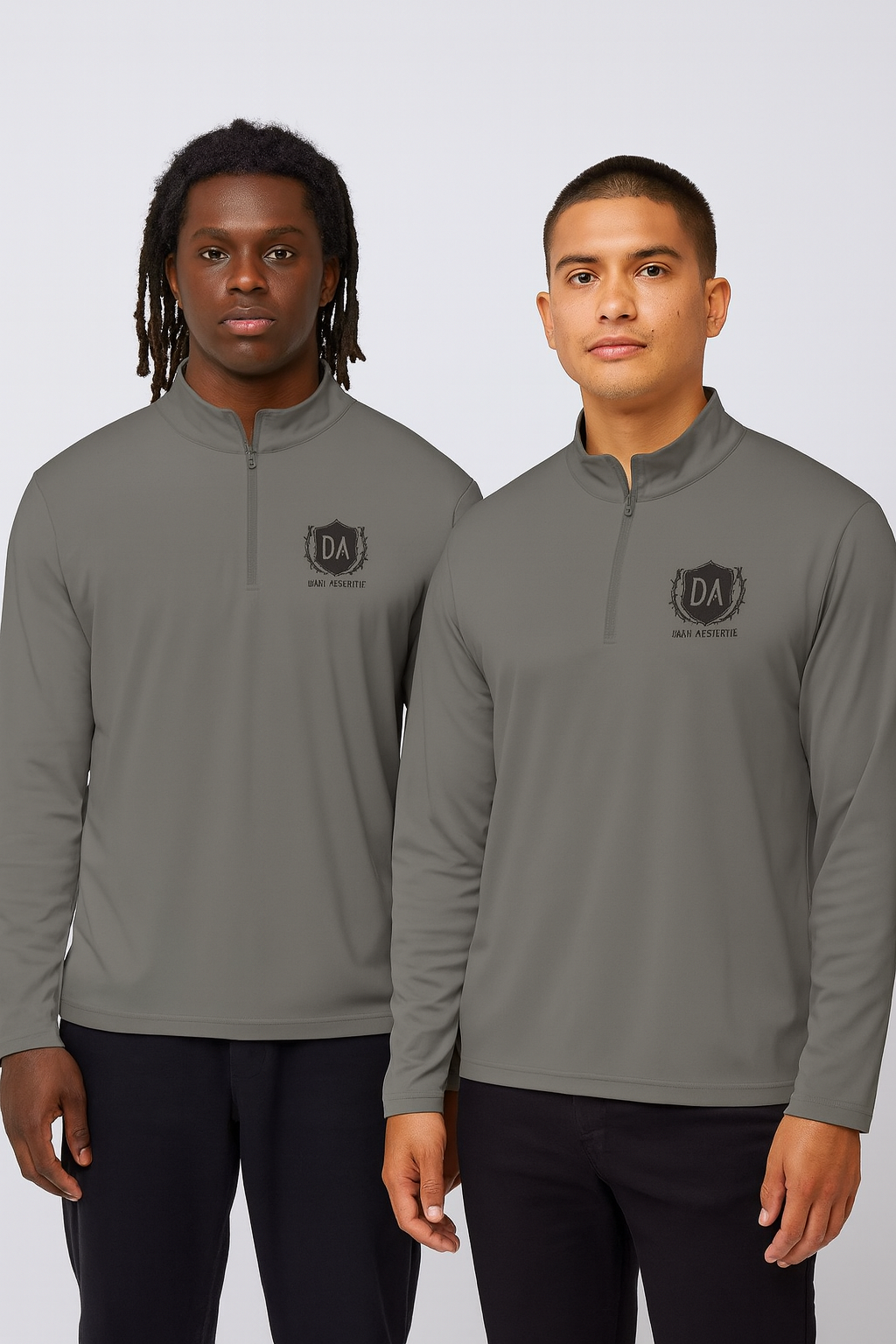 Unisex  Dark Aesthetic Quarter Zip – Alternative Fashion Pullover for Everyday Wear