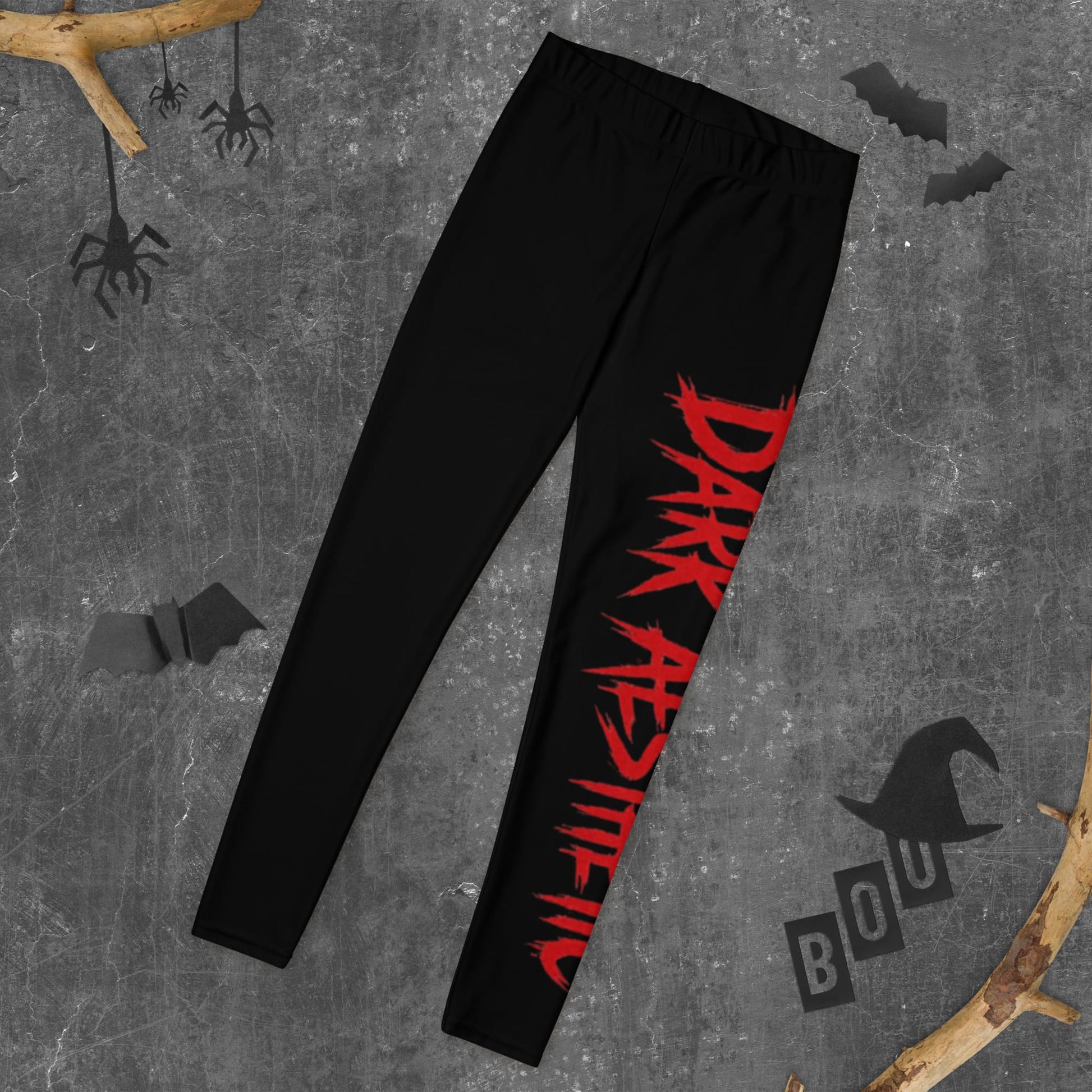 Dark Aesthetic  CUT-SEW Dark Aesthetic  Slasher Fit   Logo Leggings