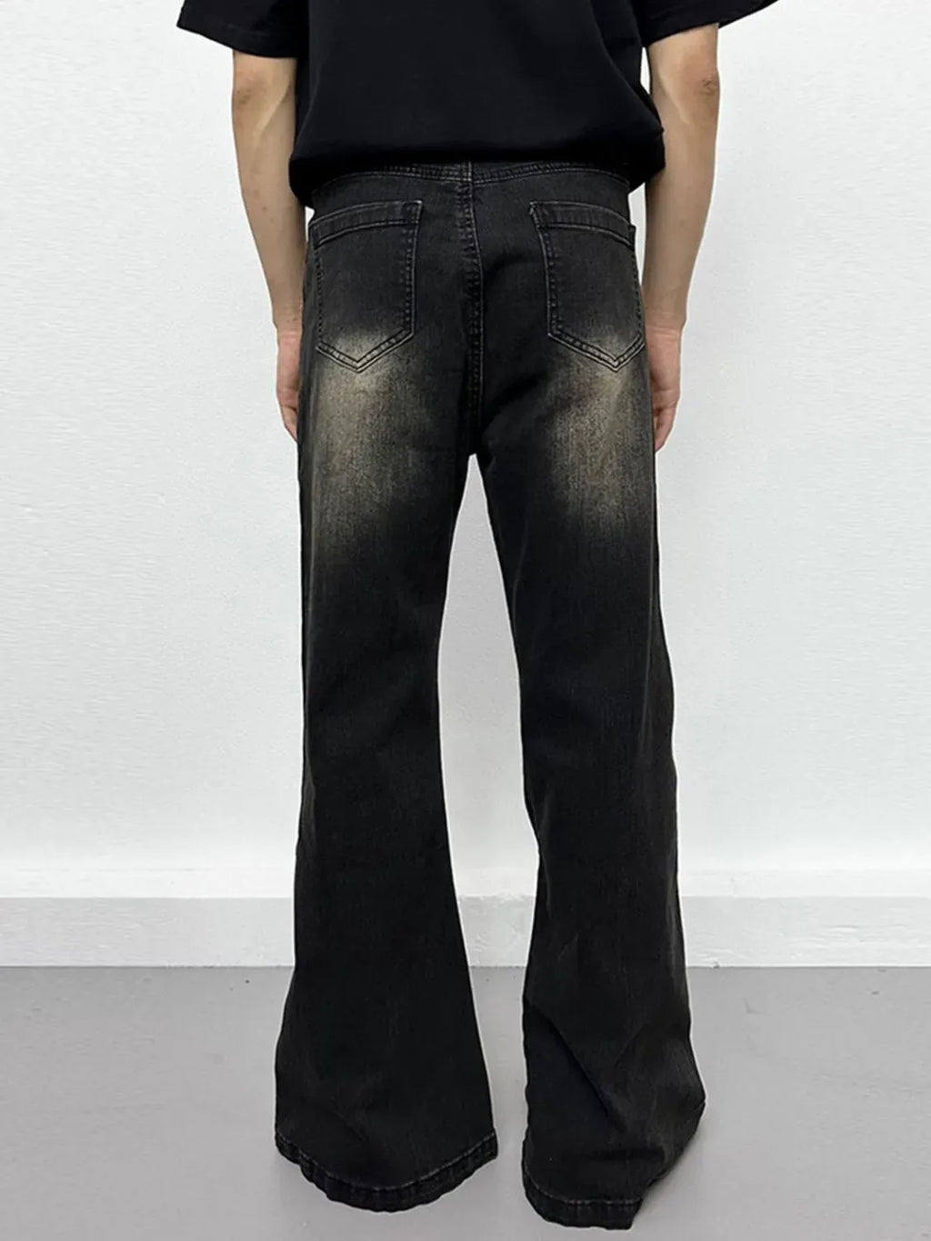 Trendsi Men's Slit Flare Jeans
