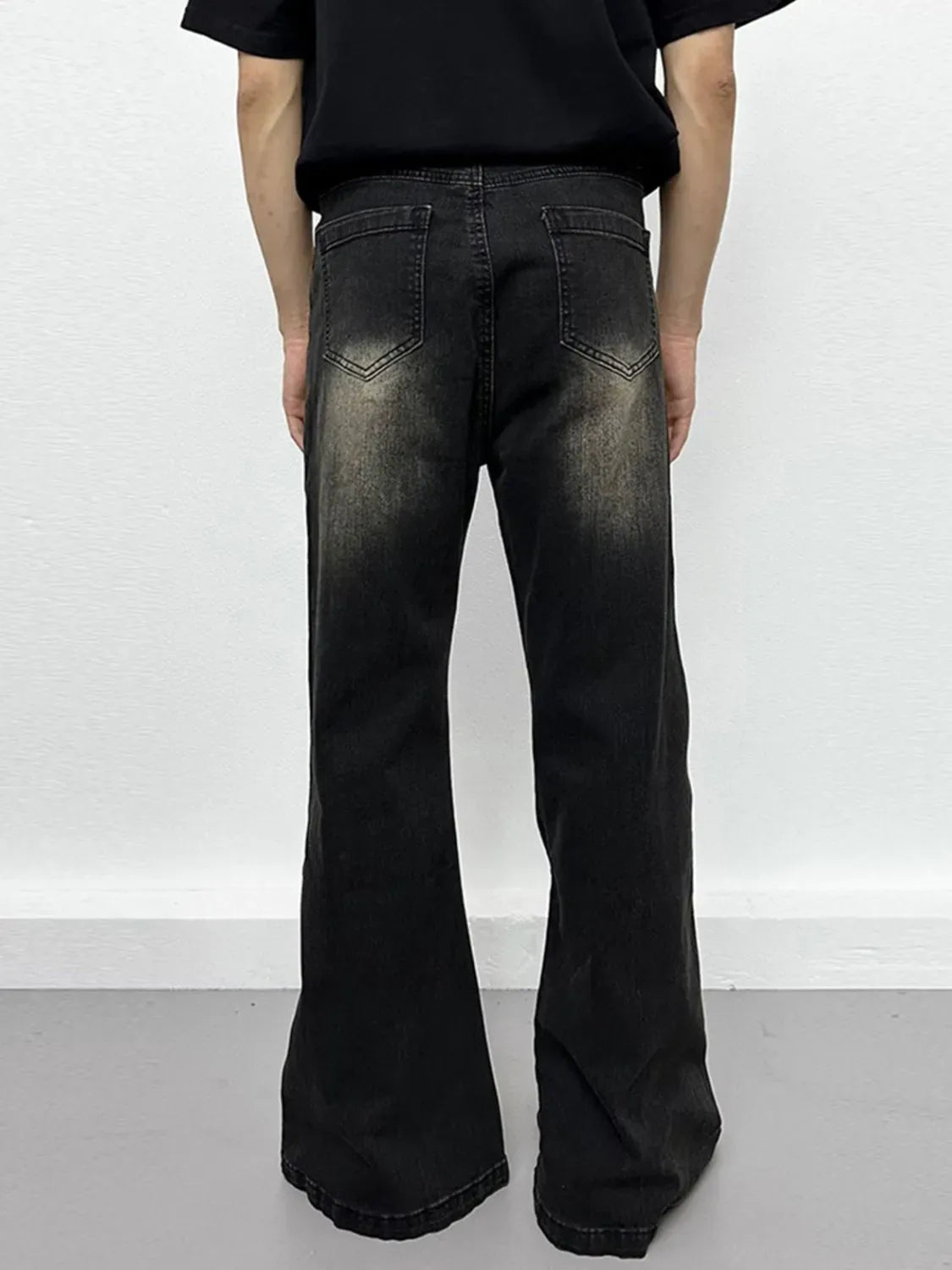 Trendsi Men's Slit Flare Jeans