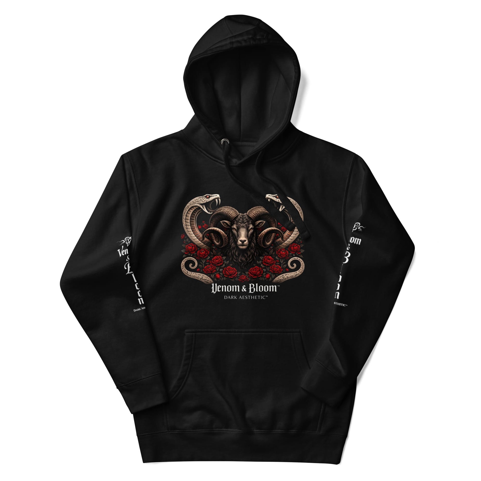 Dark Aesthetic  S Venom & Bloom Dark Aesthetic™ Unisex Hoodie