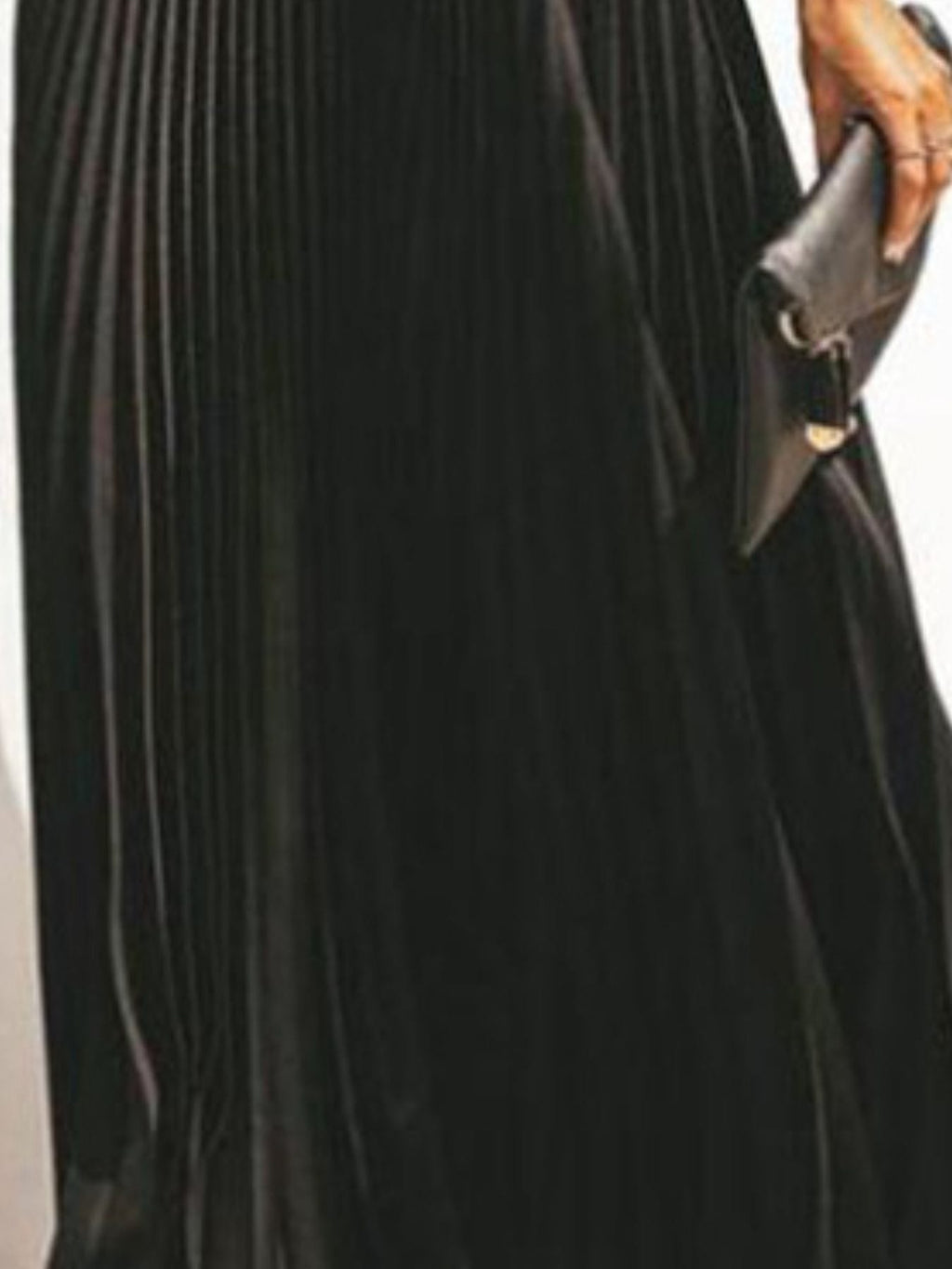 Trendsi dress Full Size Off-Shoulder Pleated Maxi Dress Plus Size