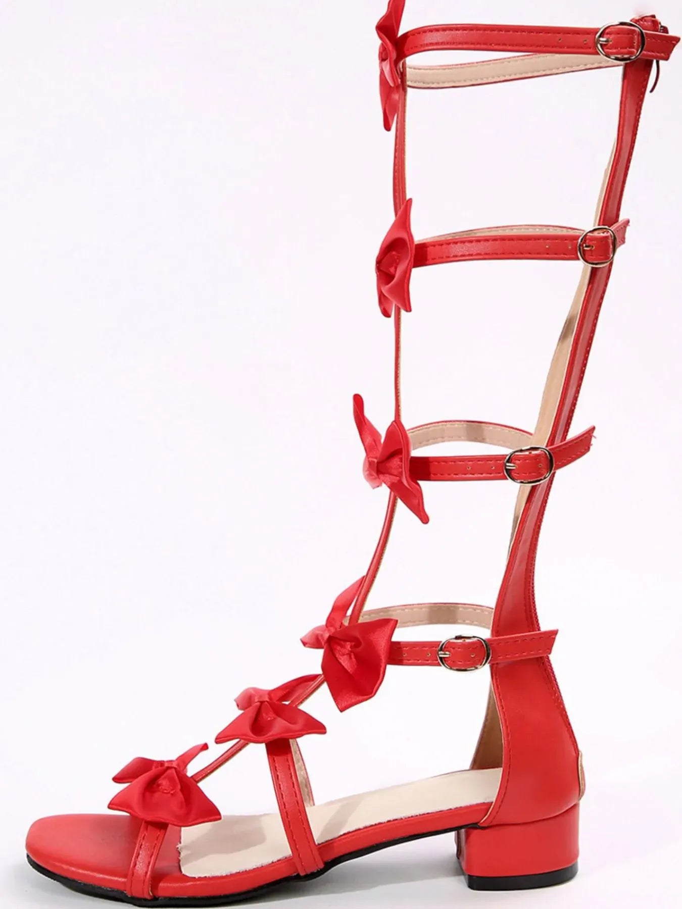 Trendsi Bow Low Heels Sandals