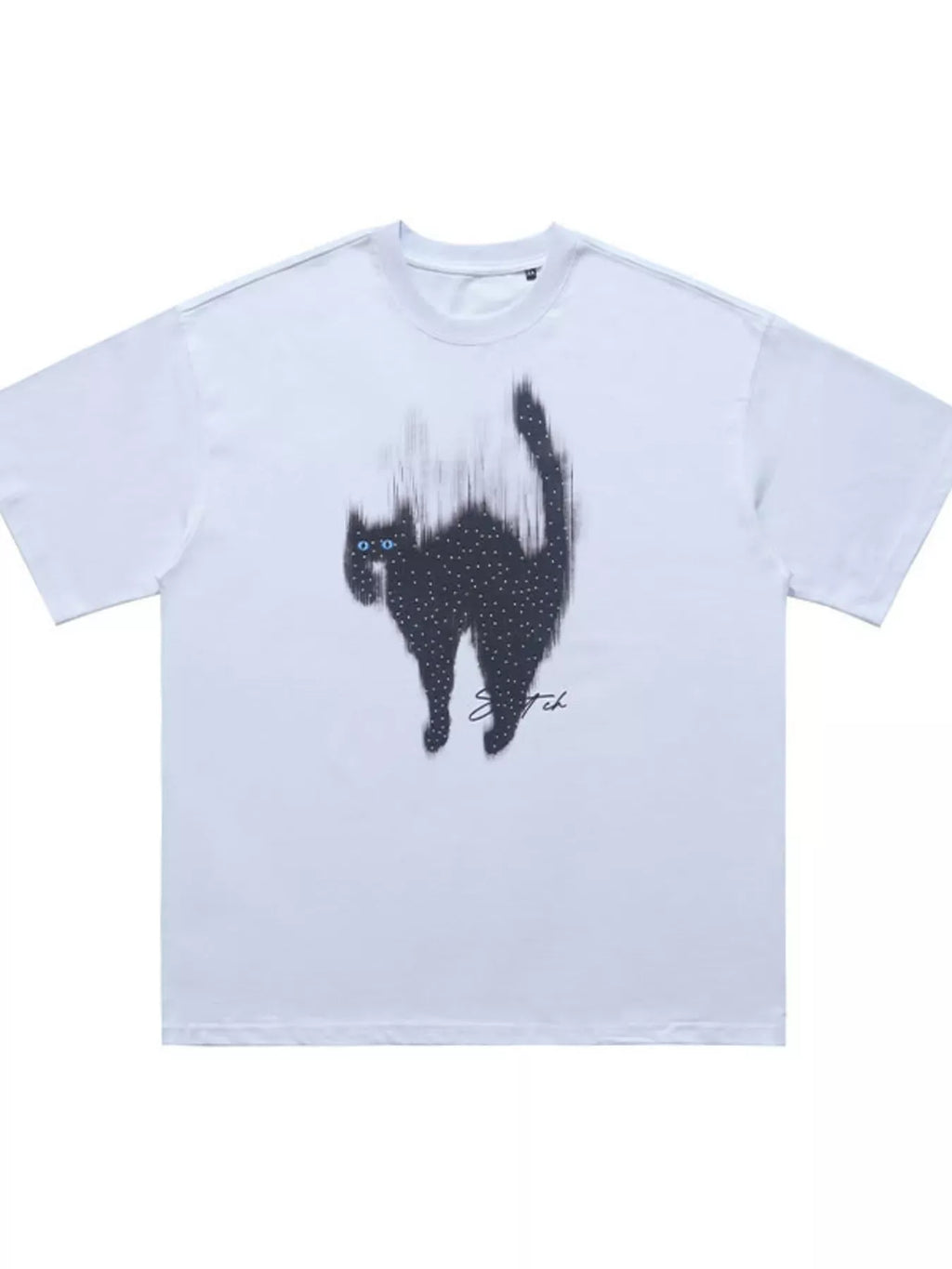 Trendsi Men's Cat Graphic Short Sleeve T-Shirt