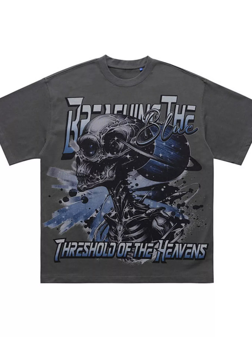 Trendsi Men's Skull Graphic Round Neck T-Shirt